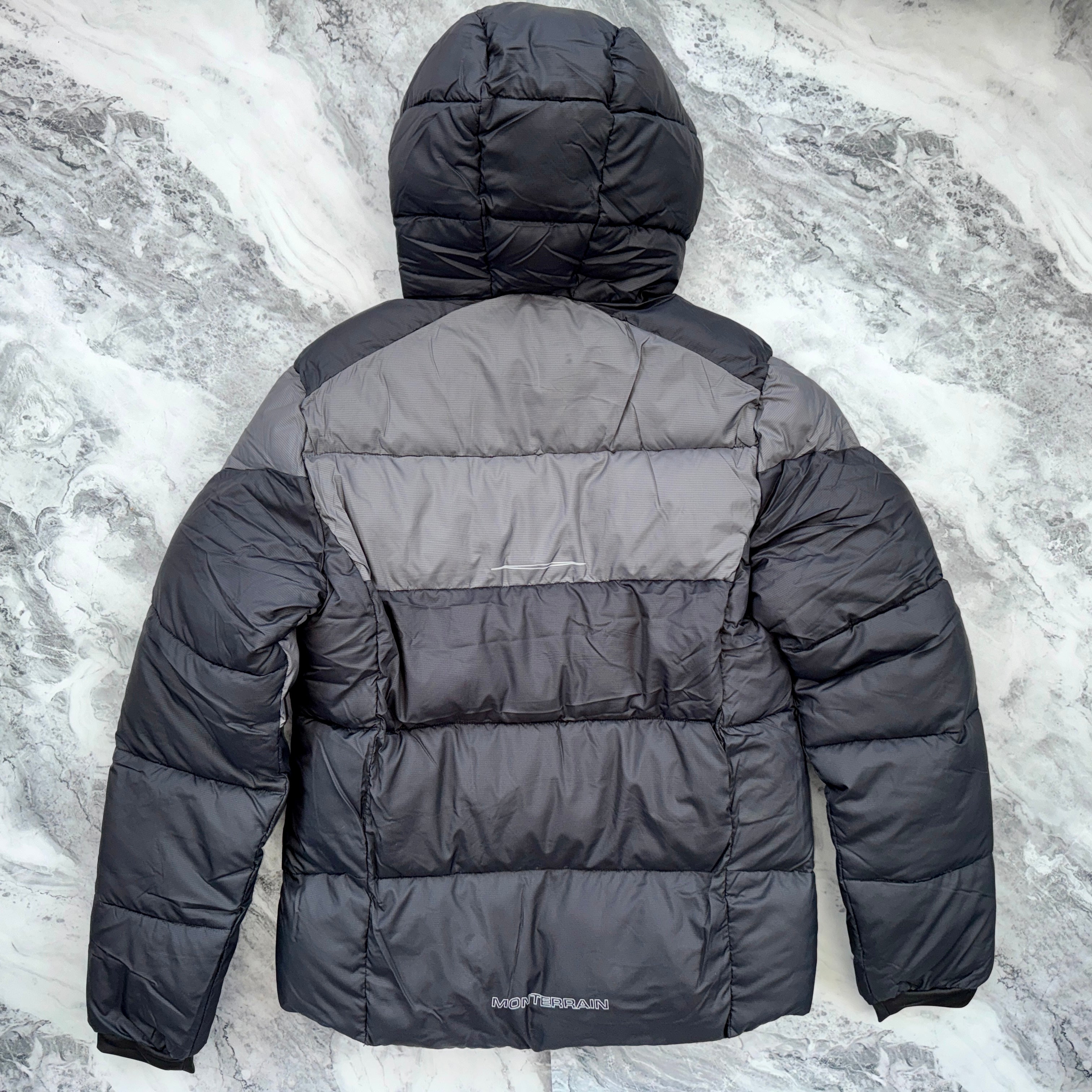 Monterrain Orbit Puffer Jacket (Jet Black/Iron Gate/Tangerine Tango)