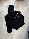 Alo 1/4 Zip Tracksuit (Black)