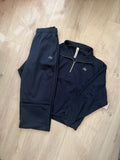Alo 1/4 Zip Tracksuit (Navy/Straight Leg)