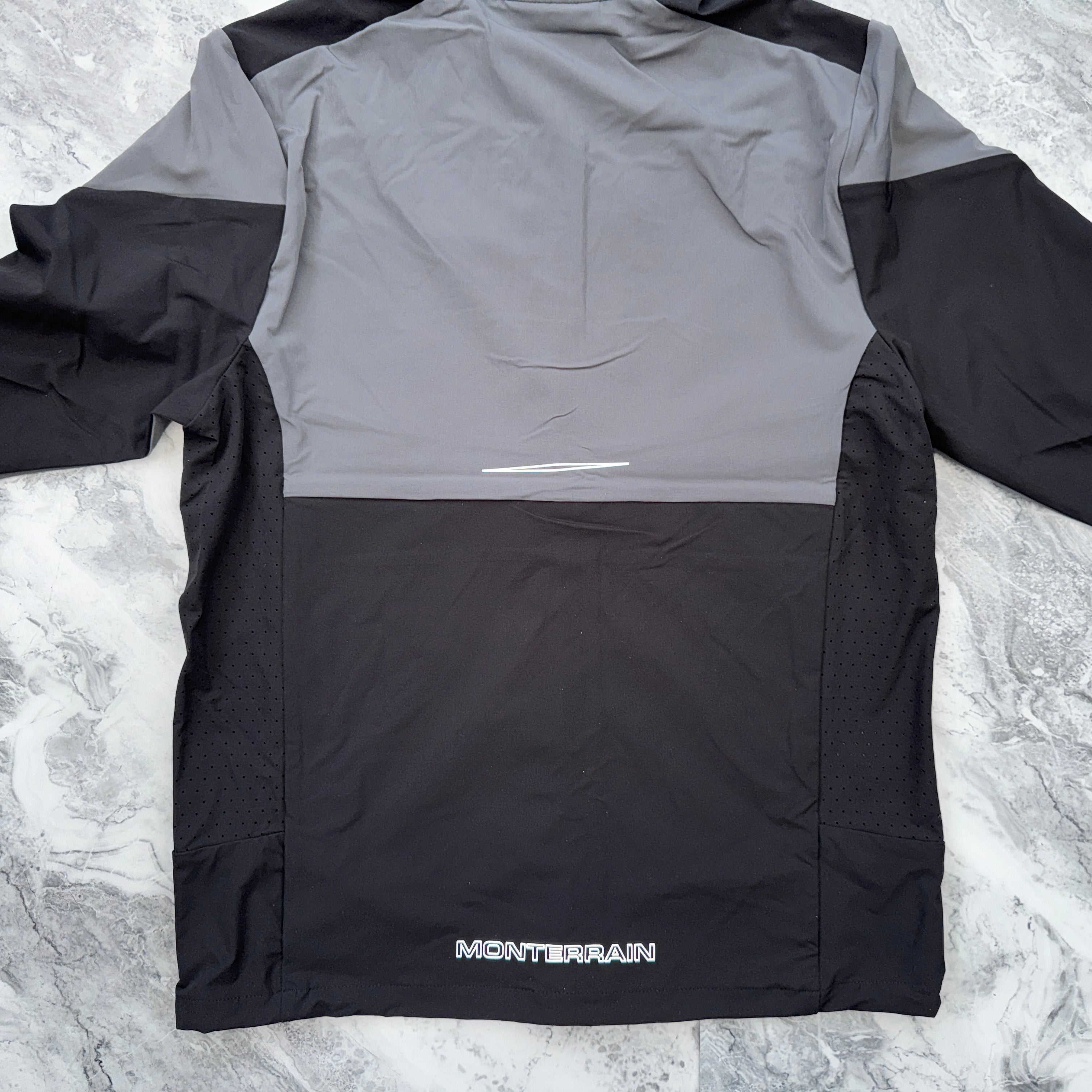 Monterrain Orbit Woven Running Tracksuit (Jet Black/Iron Gate/Tangerine Tango)