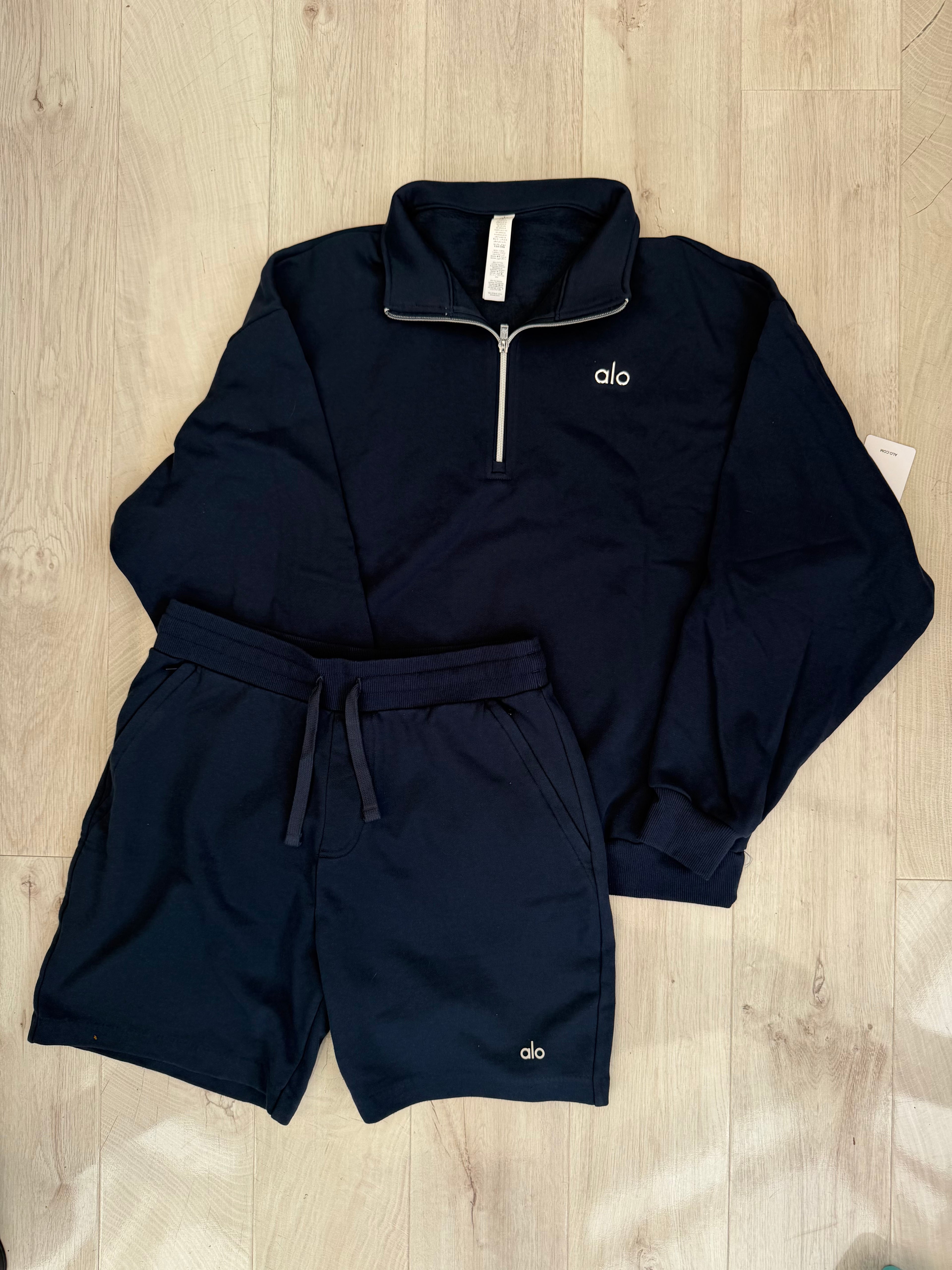 ALO 1/4 Zip Set