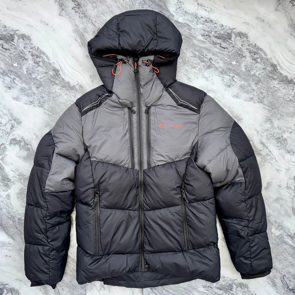 Monterrain Orbit Puffer Jacket (Jet Black/Iron Gate/Tangerine Tango)
