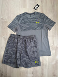 Under Armour Short Set (Camo/Neon)