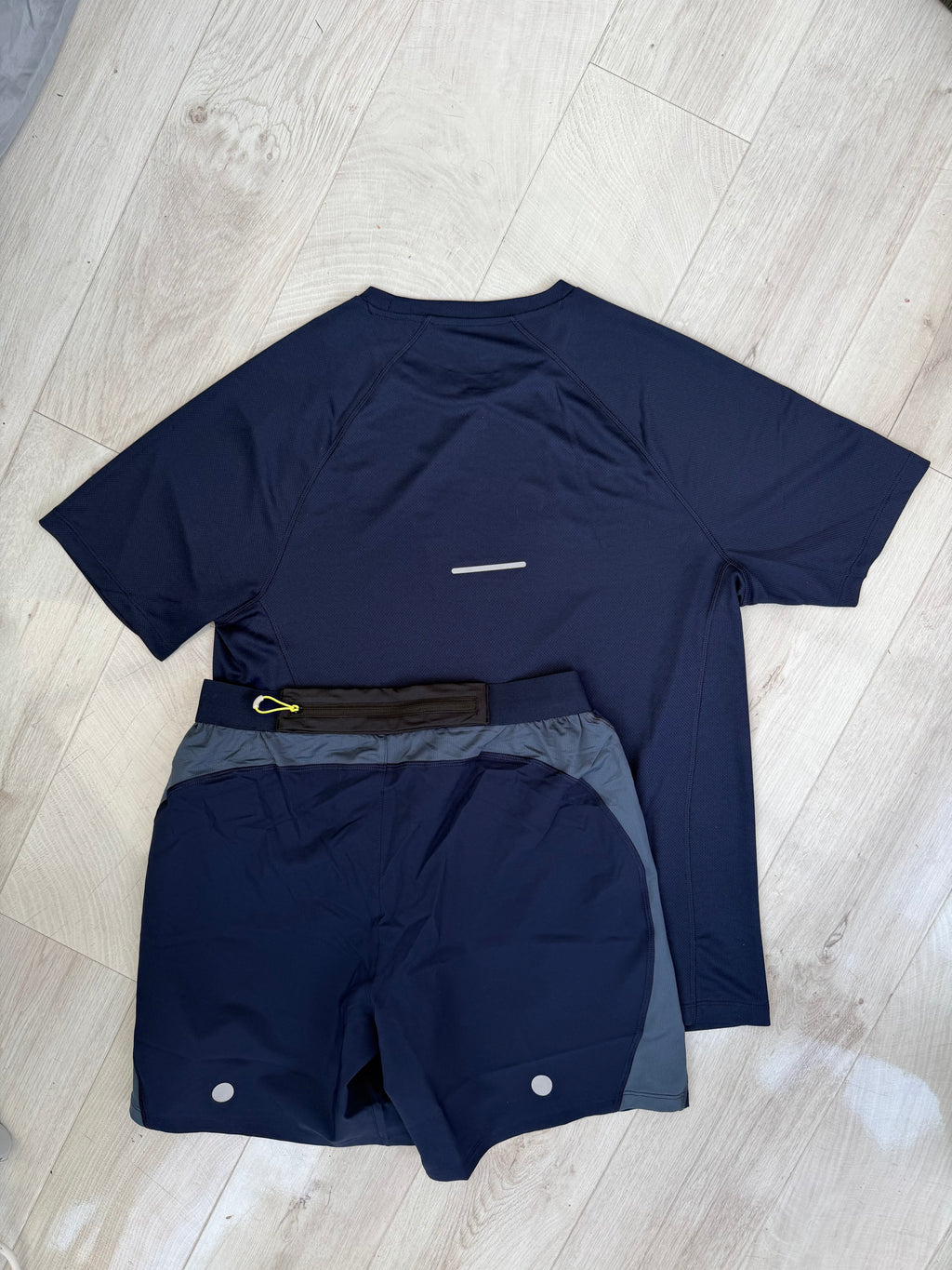 Under Armour Short Set (Navy Blue)