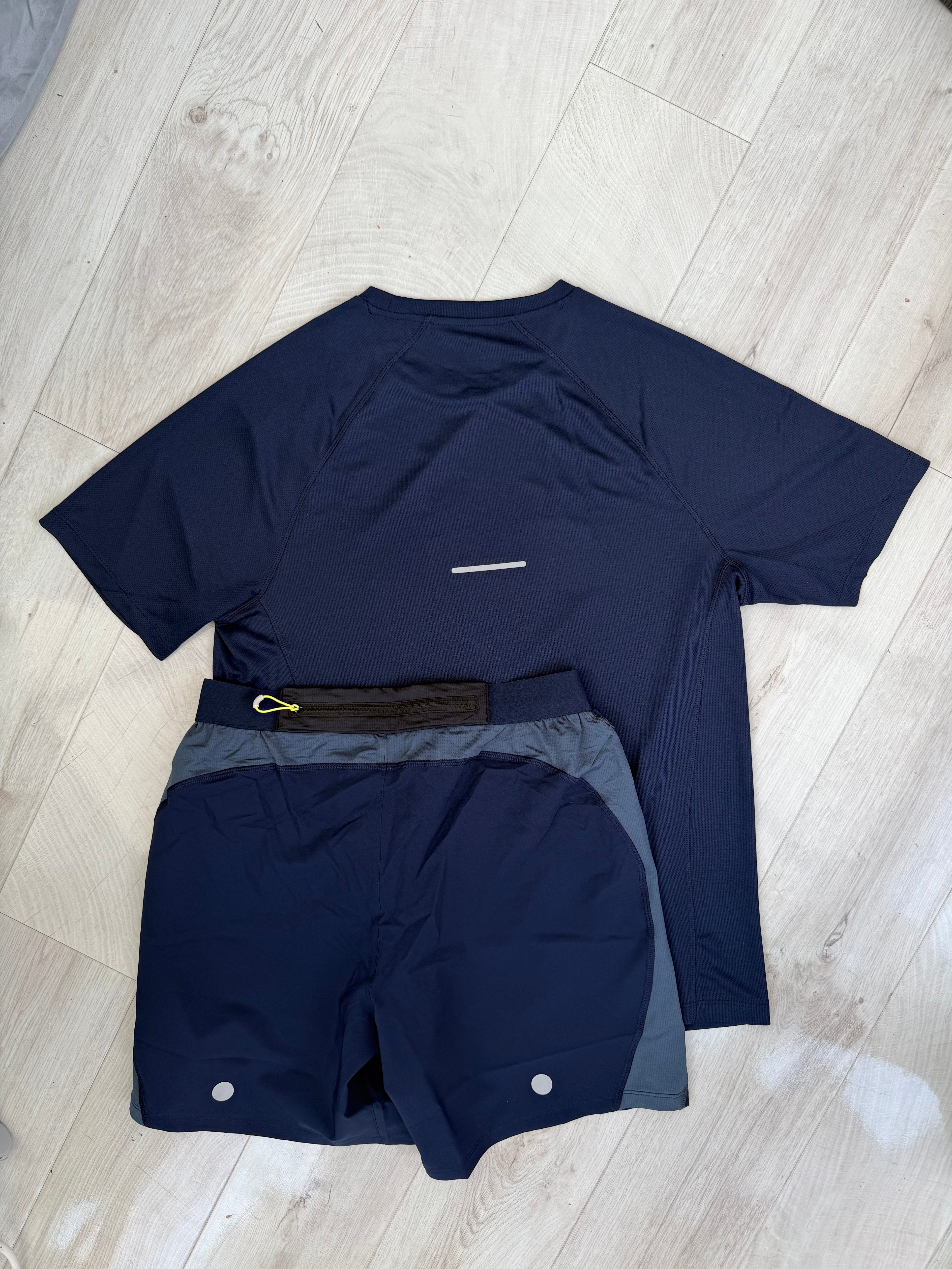 Under Armour Short Set (Navy Blue)