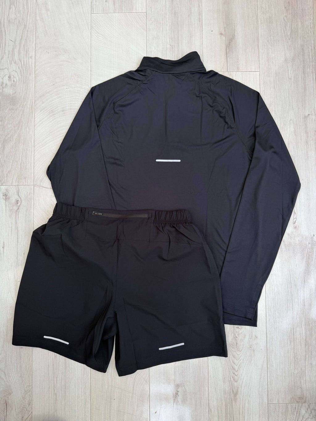 ASICS 1/4 Zip Set (Black)