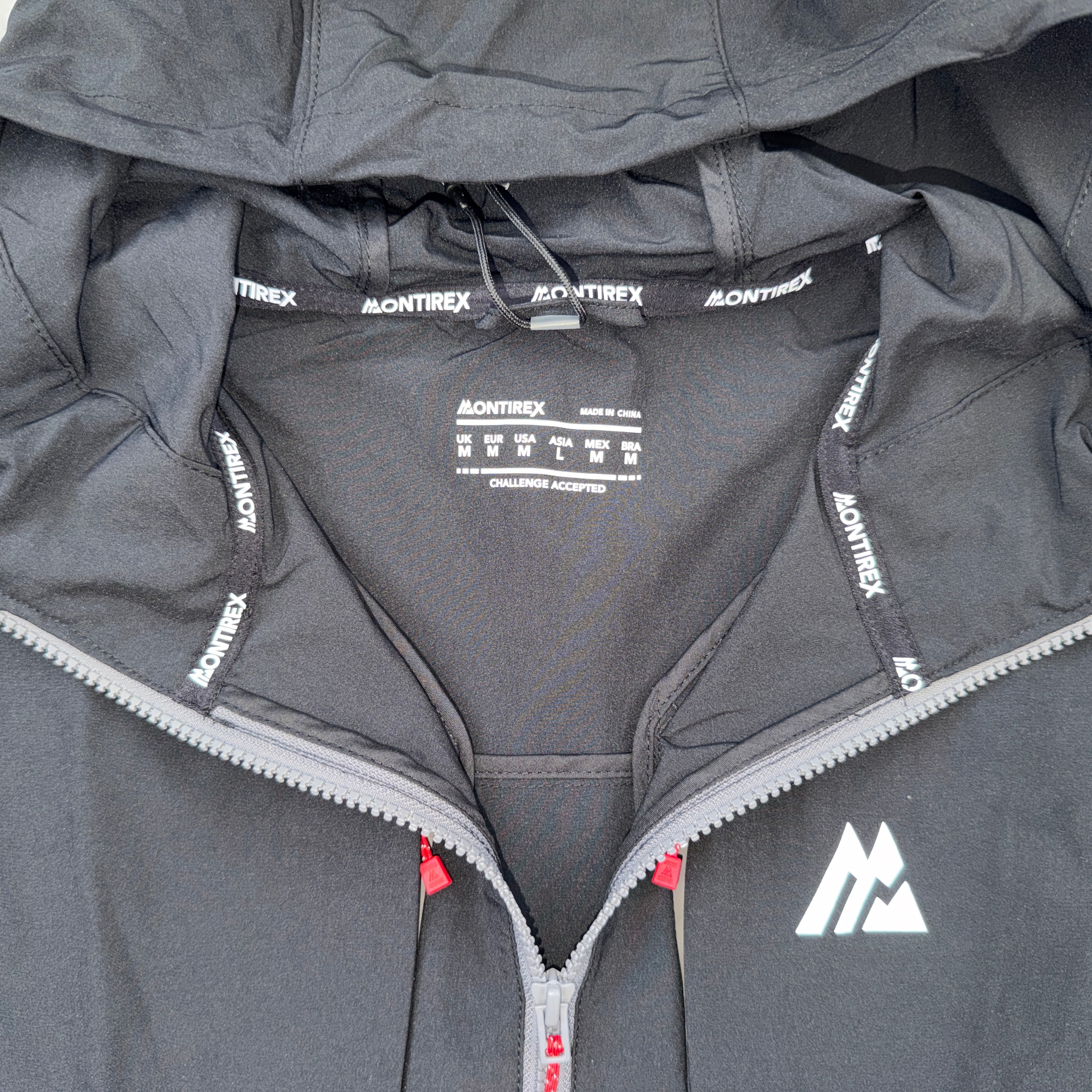 Montirex Zeta Tracksuit (Black/Blaze Red)