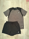 ASICS Shorts Set (Grey/Black)