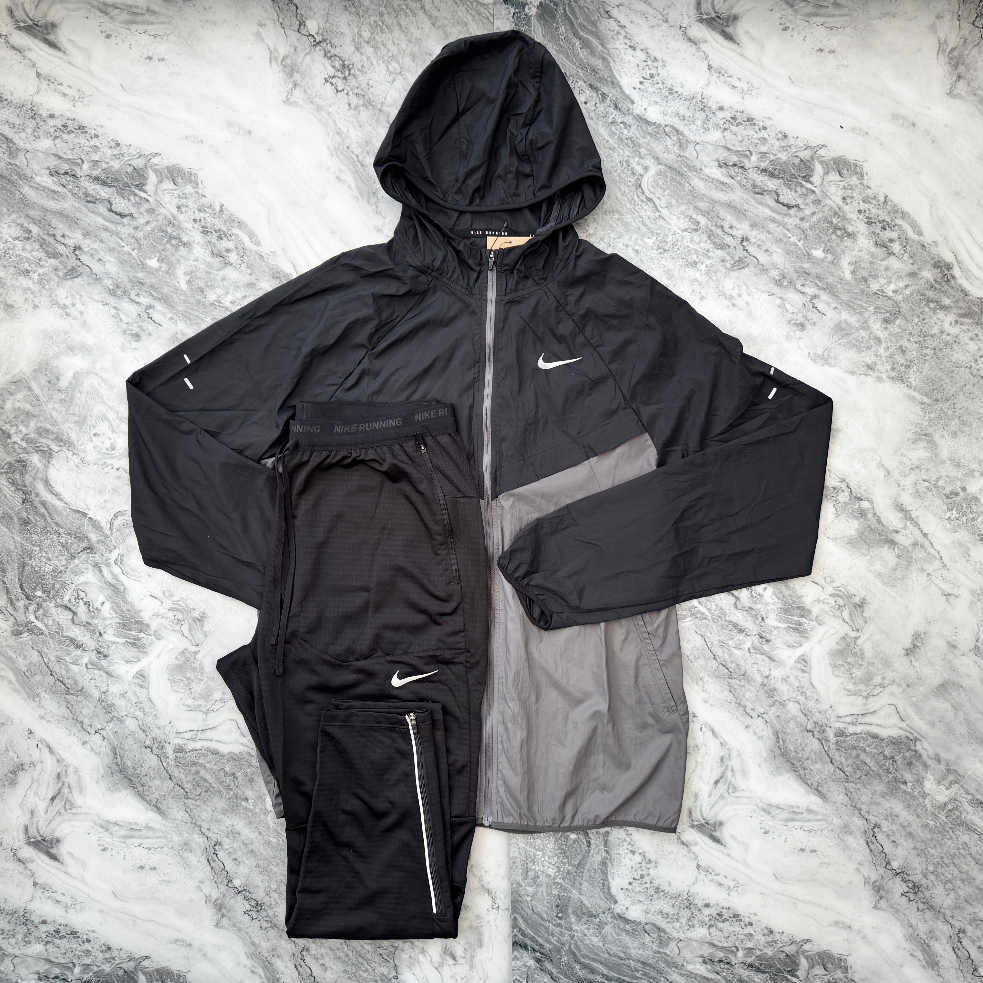 Nike Stride Repel UV Windrunner Jacket & Bottoms