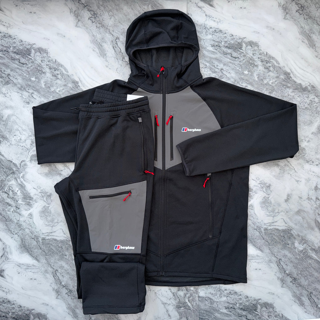 Berghaus Pavey Tracksuit (Black/Grey/Red)