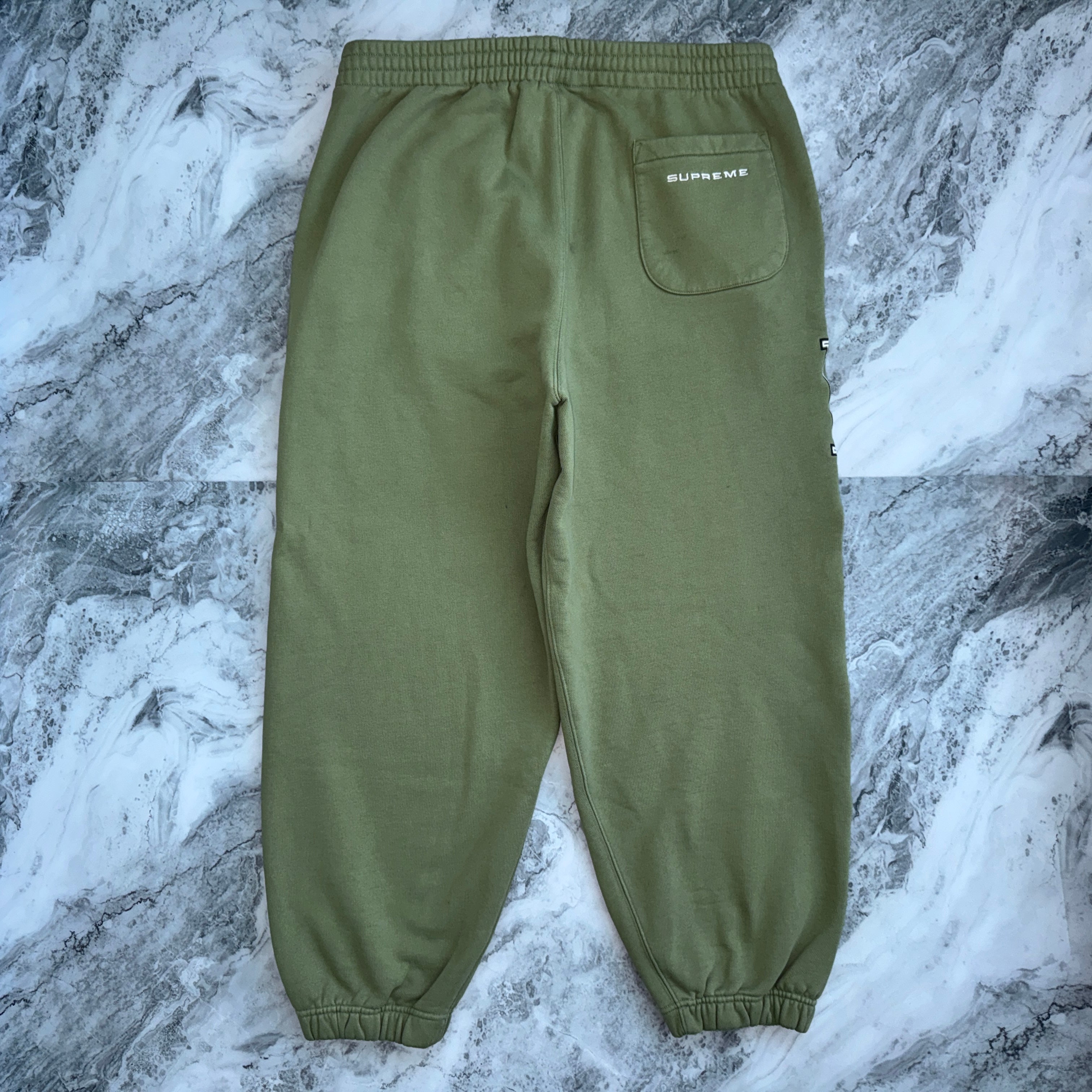 Supreme x Nike Sweatpants (Olive) (Pre-Loved)