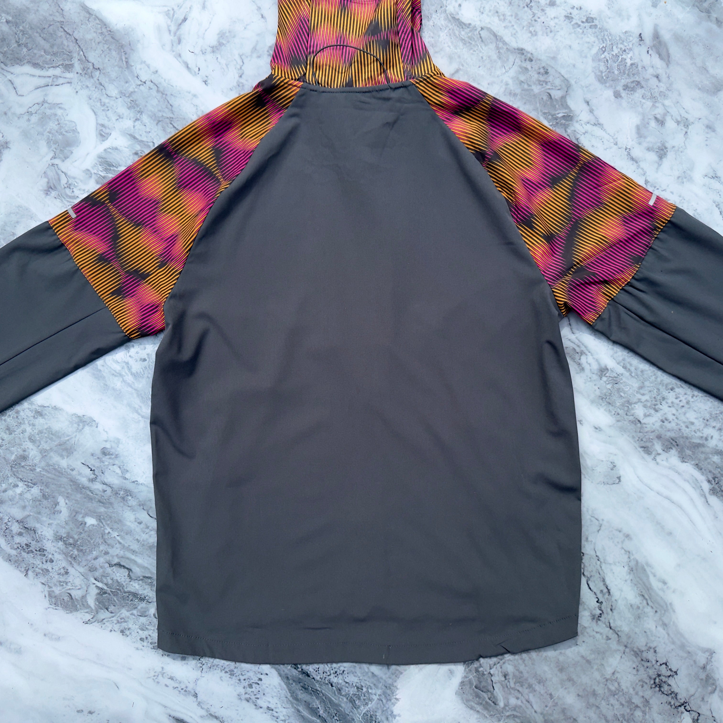 Nike Dri-Fit Windrunner Short Set (Grey/Orange/Pink)