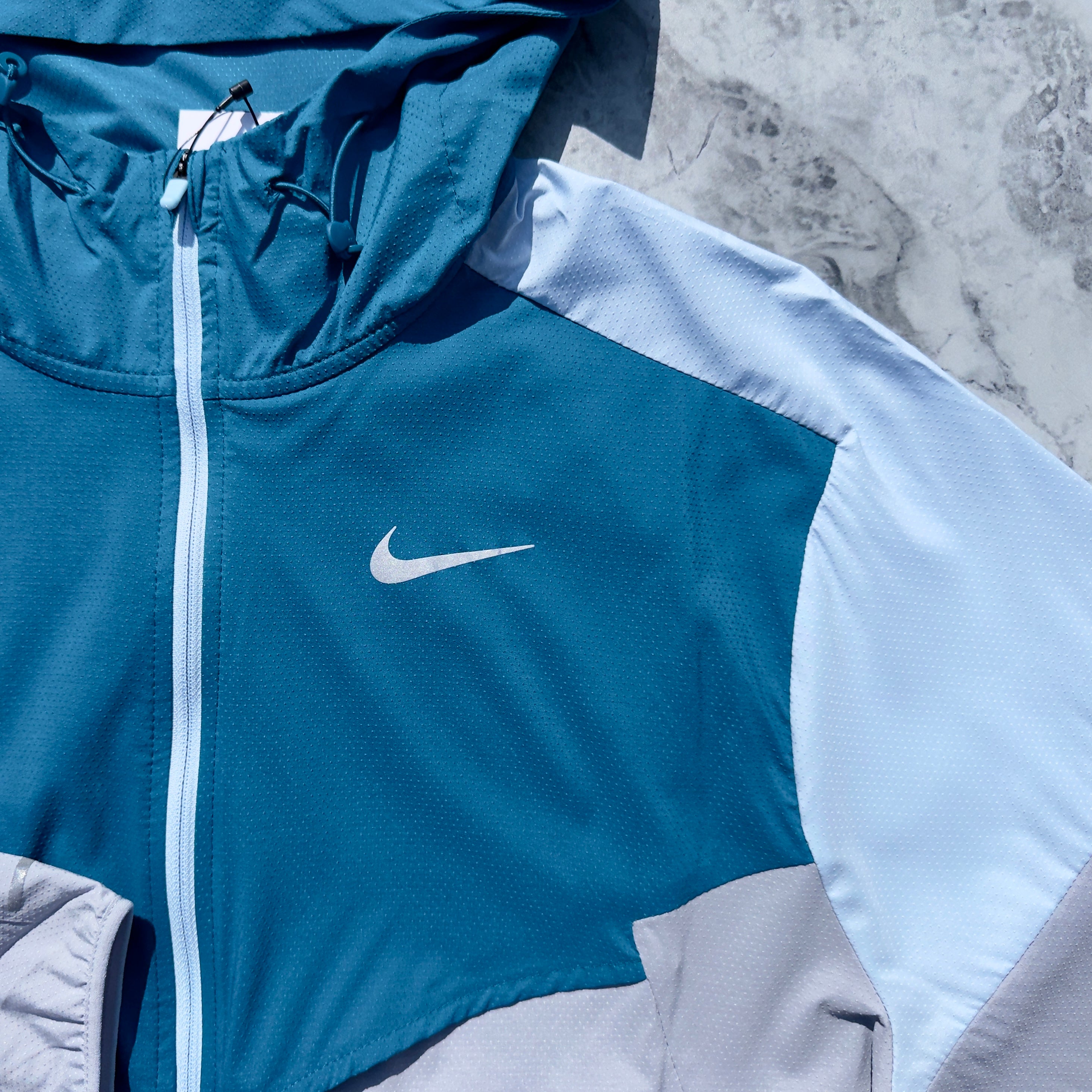 Nike Windrunner Short Set (Teal/Grey)