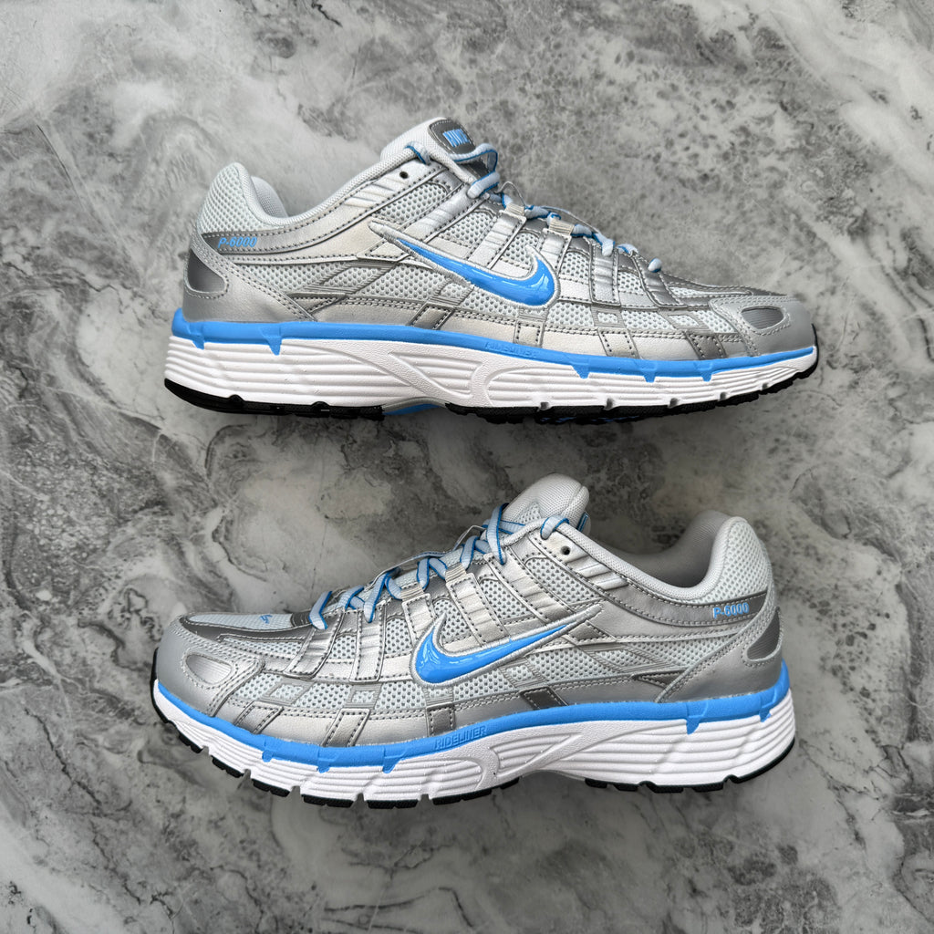 Nike P-6000 (Metallic Platinum/University Blue)