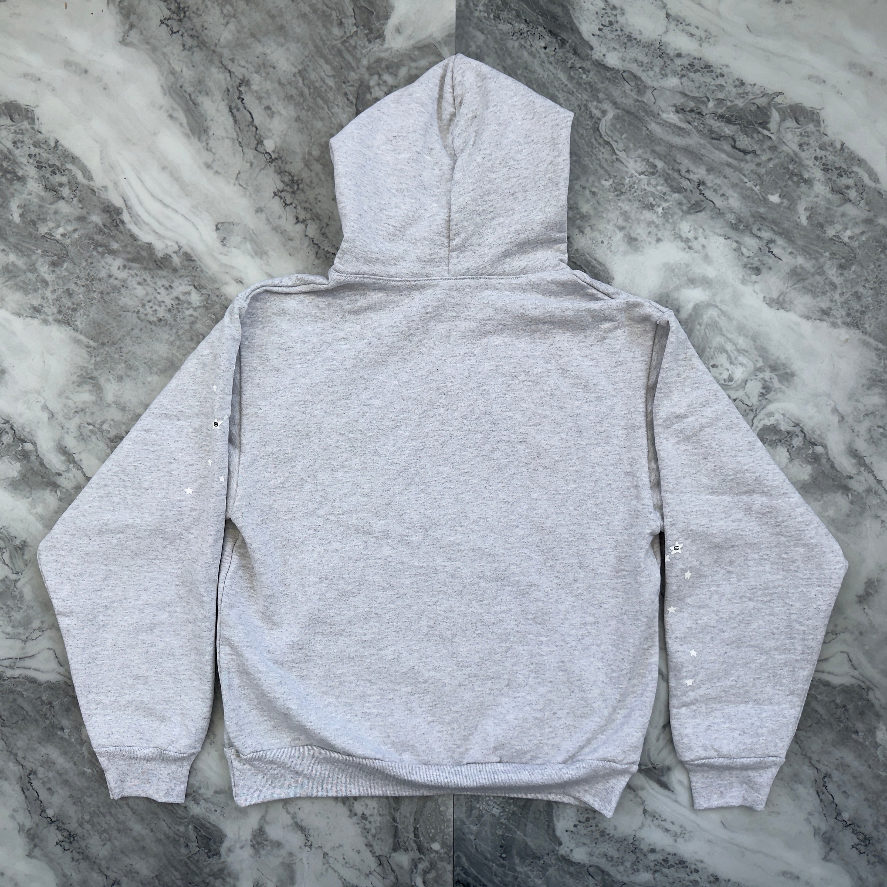 Sp5der OG Web Hoodie (Heather Grey)