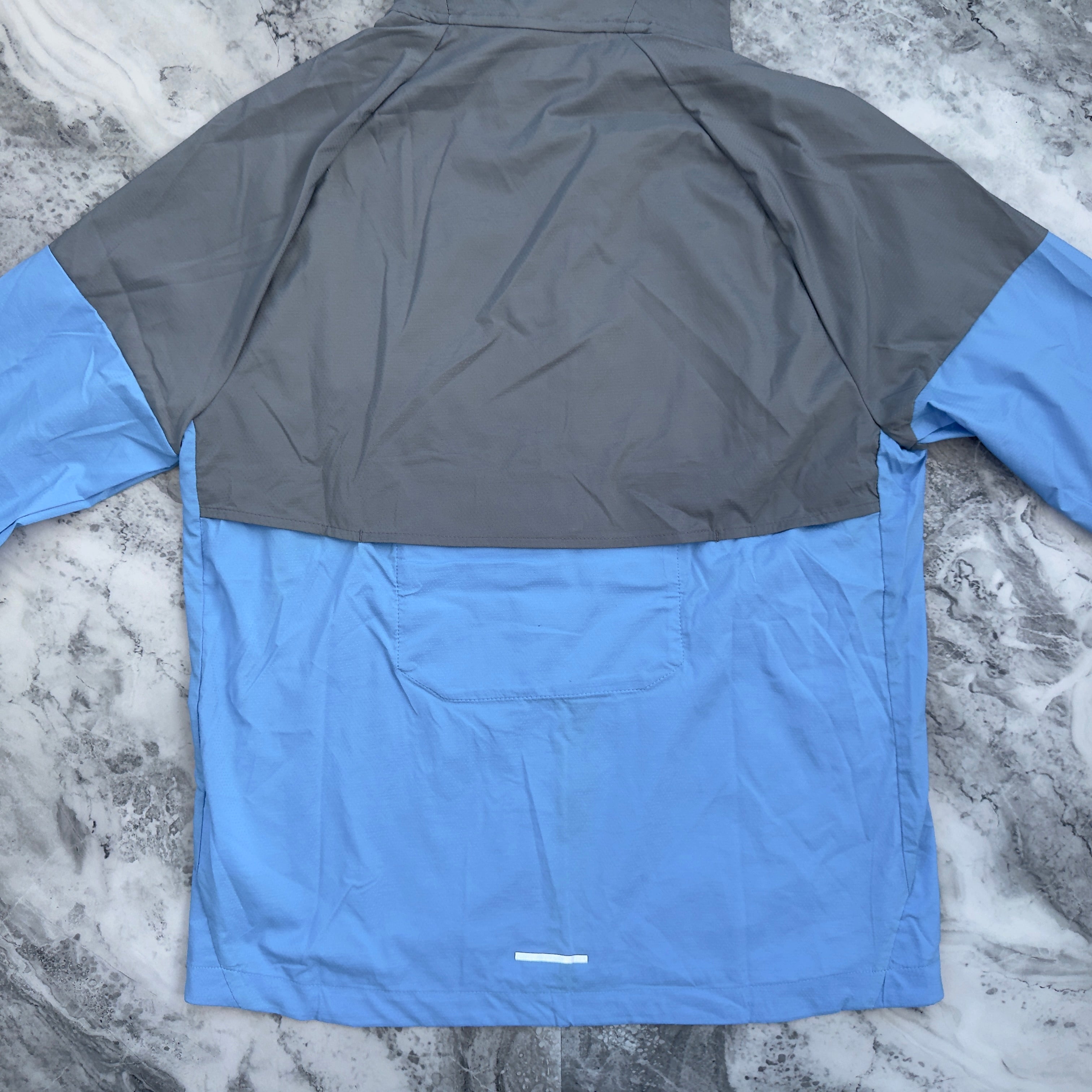 Nike Windbreaker Short Set (Light Blue/Grey)