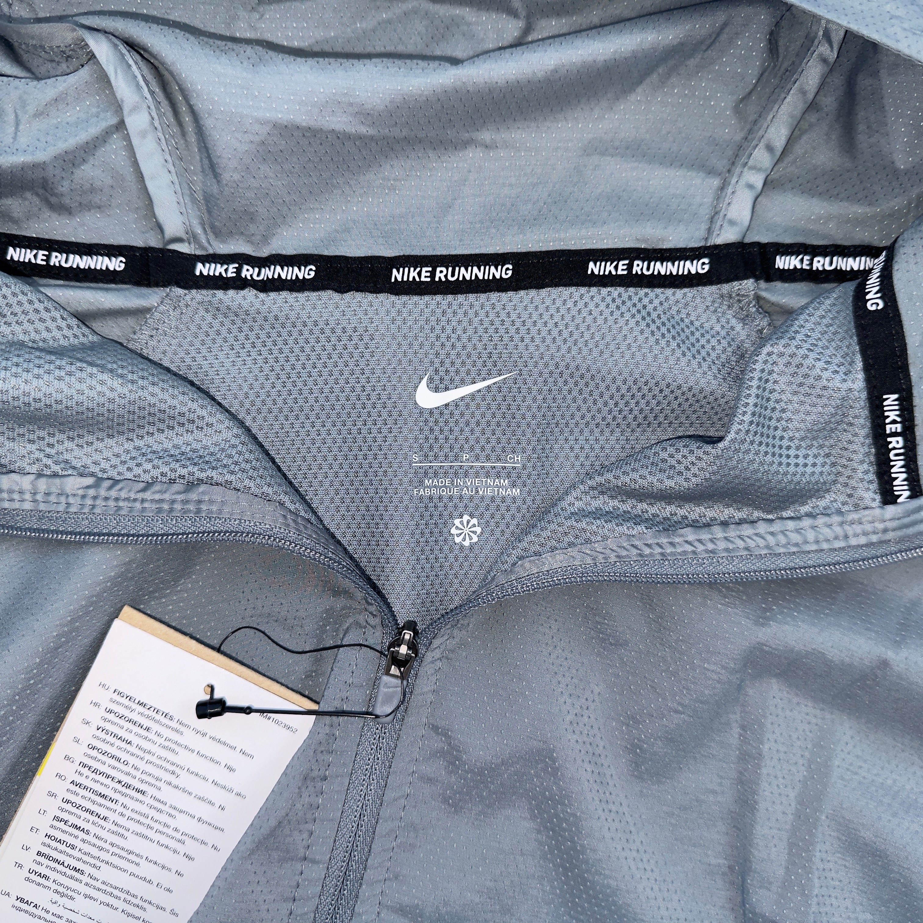 Nike Windbreaker Short Set (Light Blue/Grey)