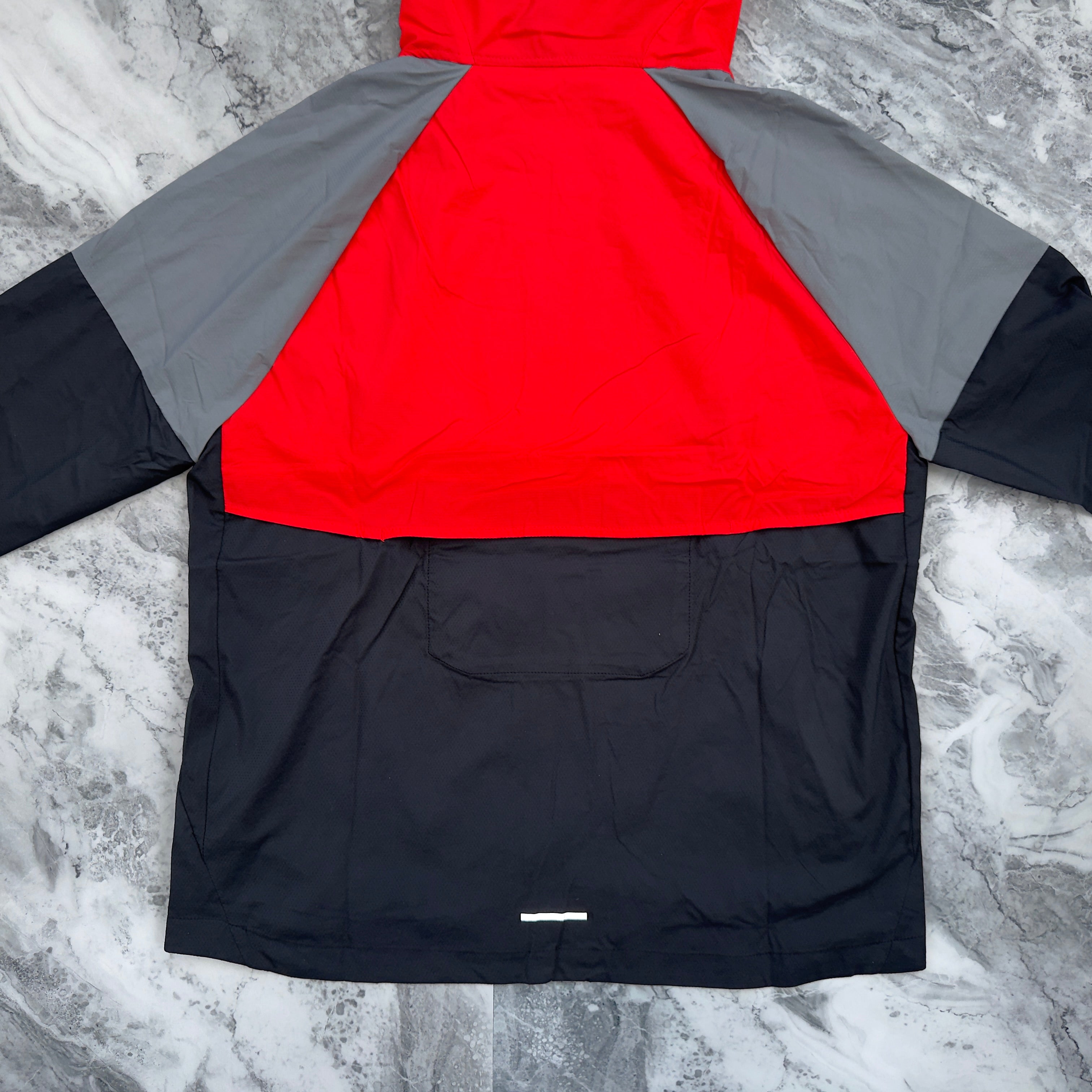 Nike Windbreaker Short Set (Red/Black/Grey)