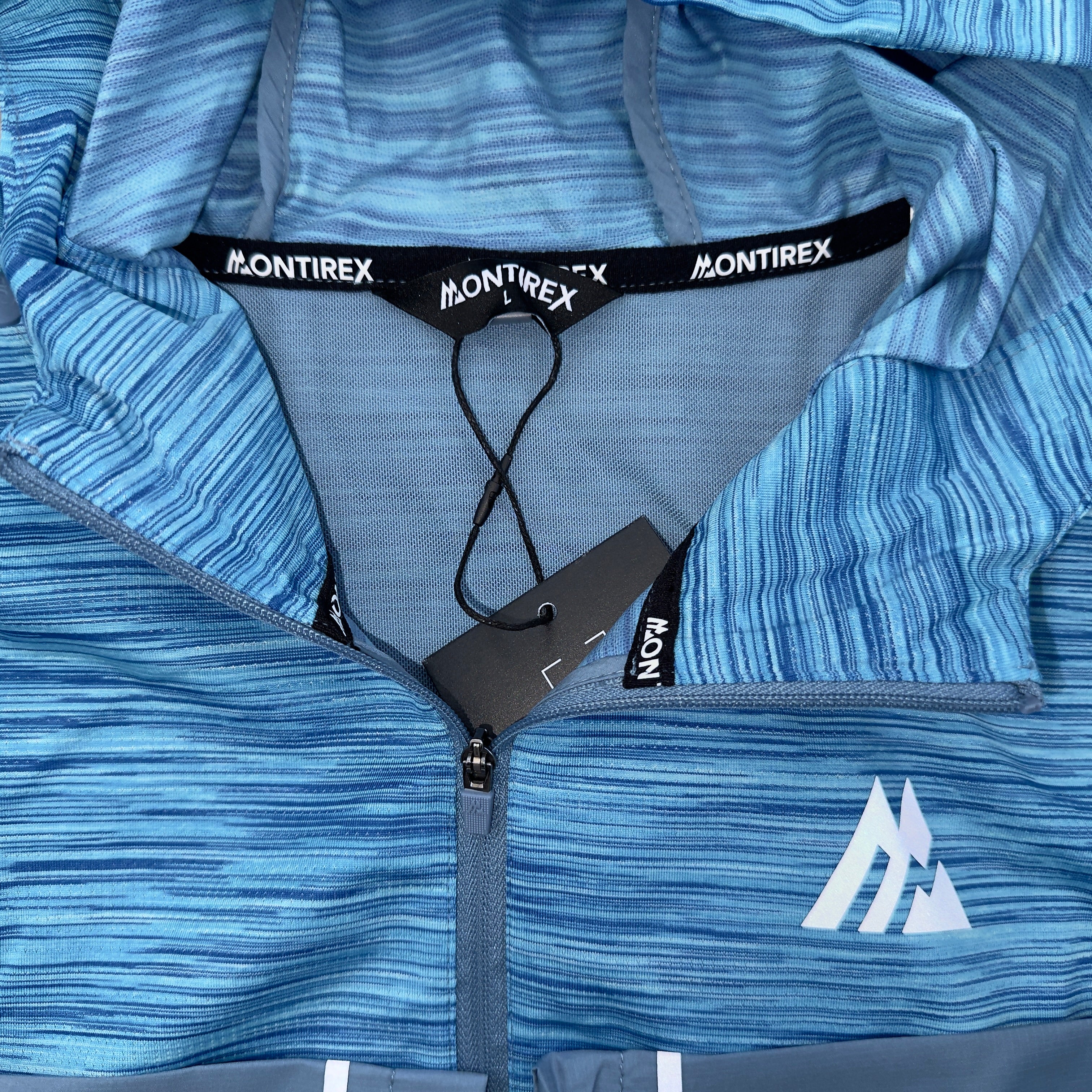 Montirex Trail Windbreaker (Slate Blue/Neon)