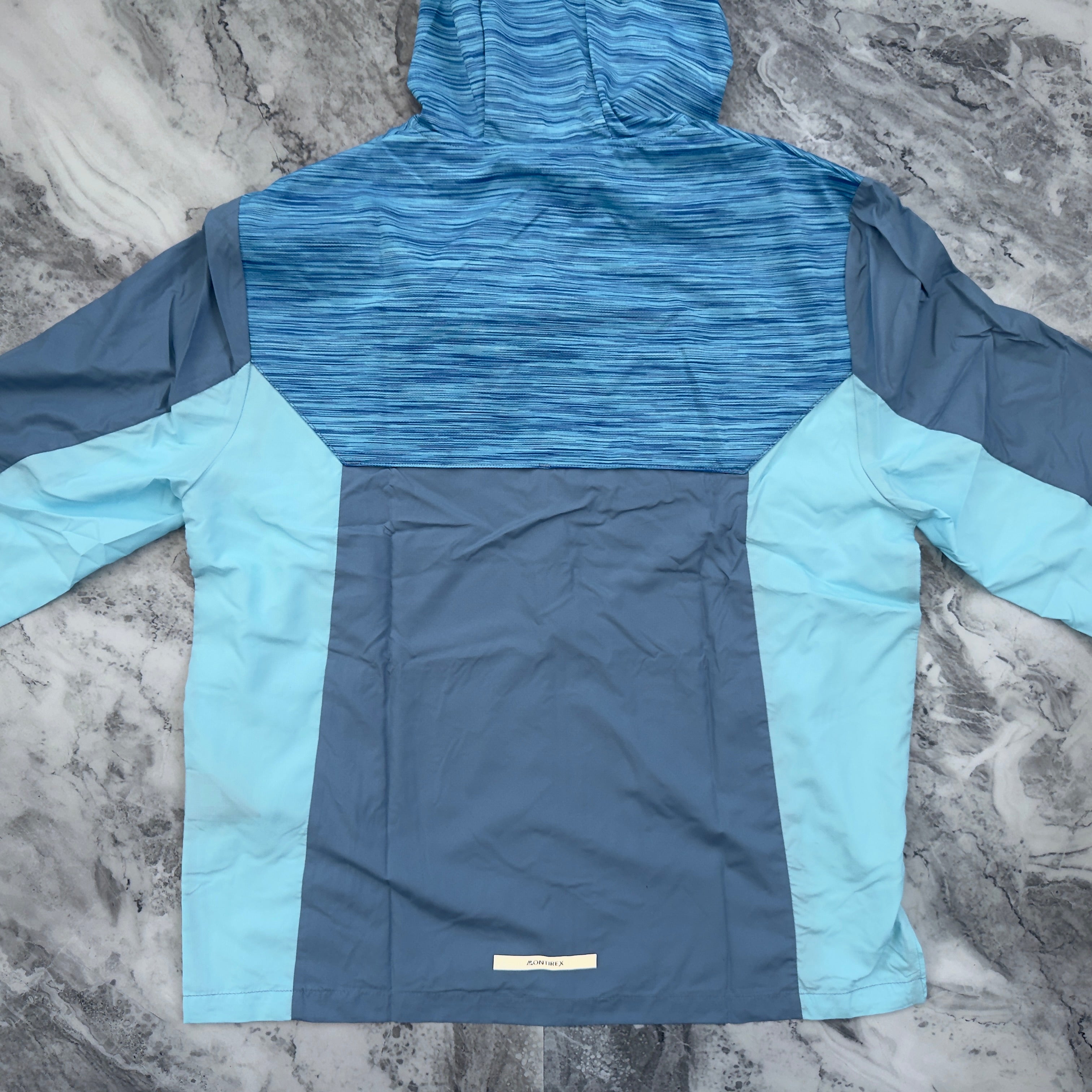 Montirex Trail Windbreaker (Slate Blue/Neon)
