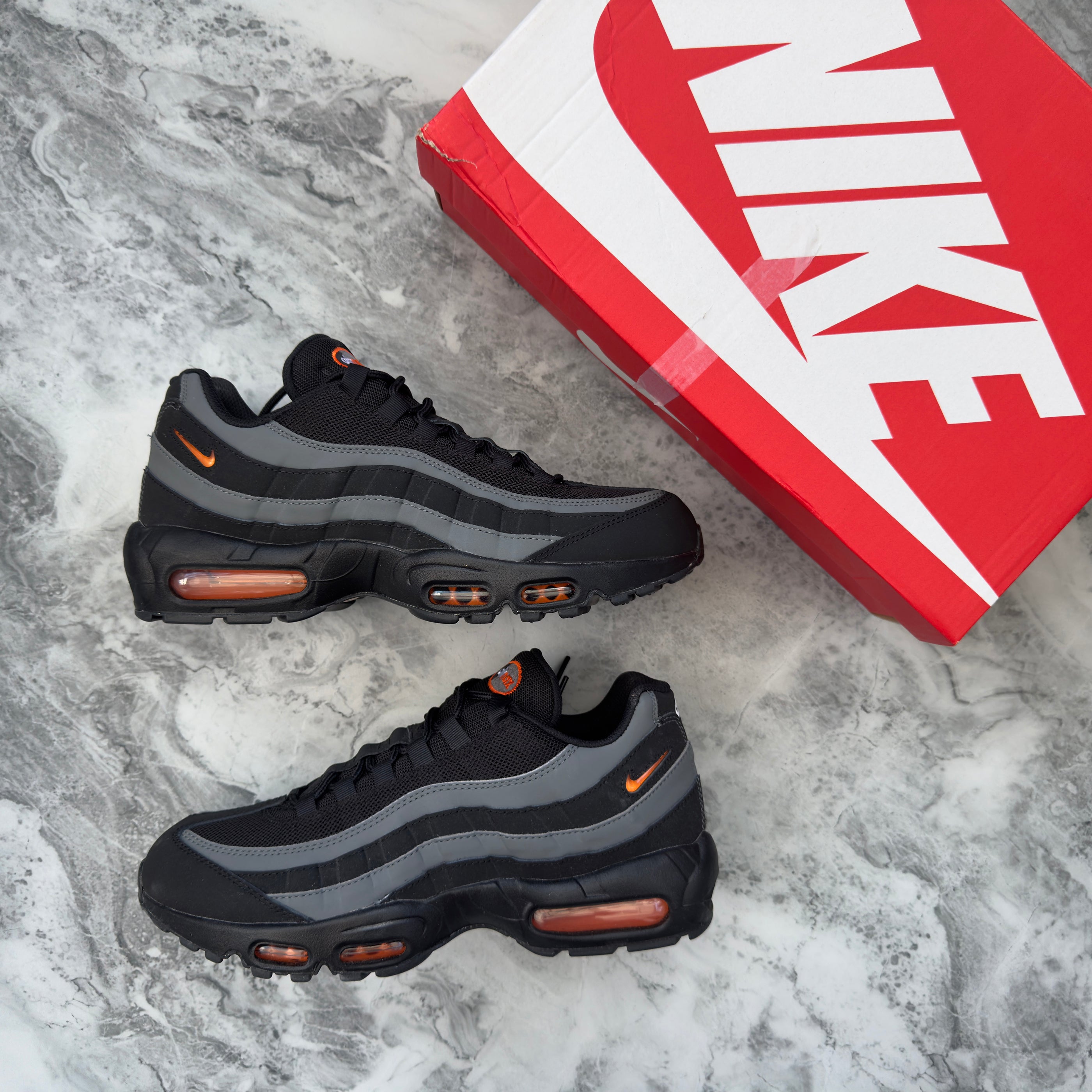 Nike Air Max 95 (Safety Orange Iron-Grey) – SourcedStr8