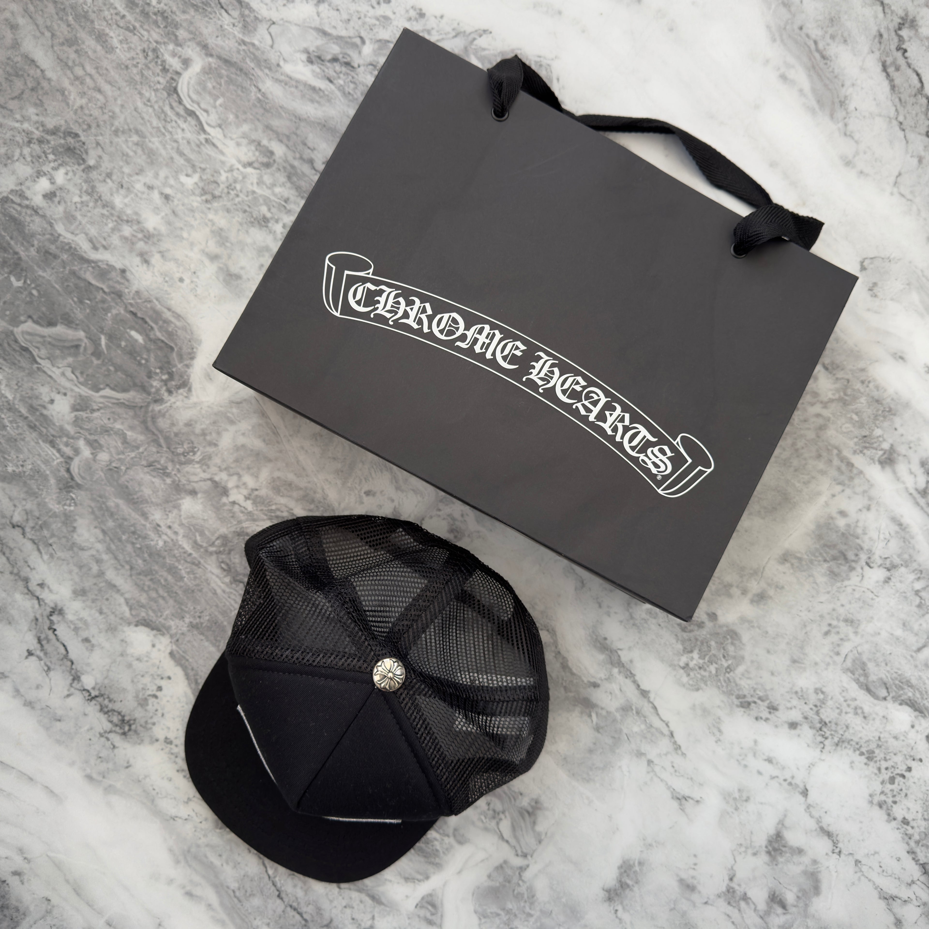 Chrome Hearts FUCK Hollywood Trucker Hat