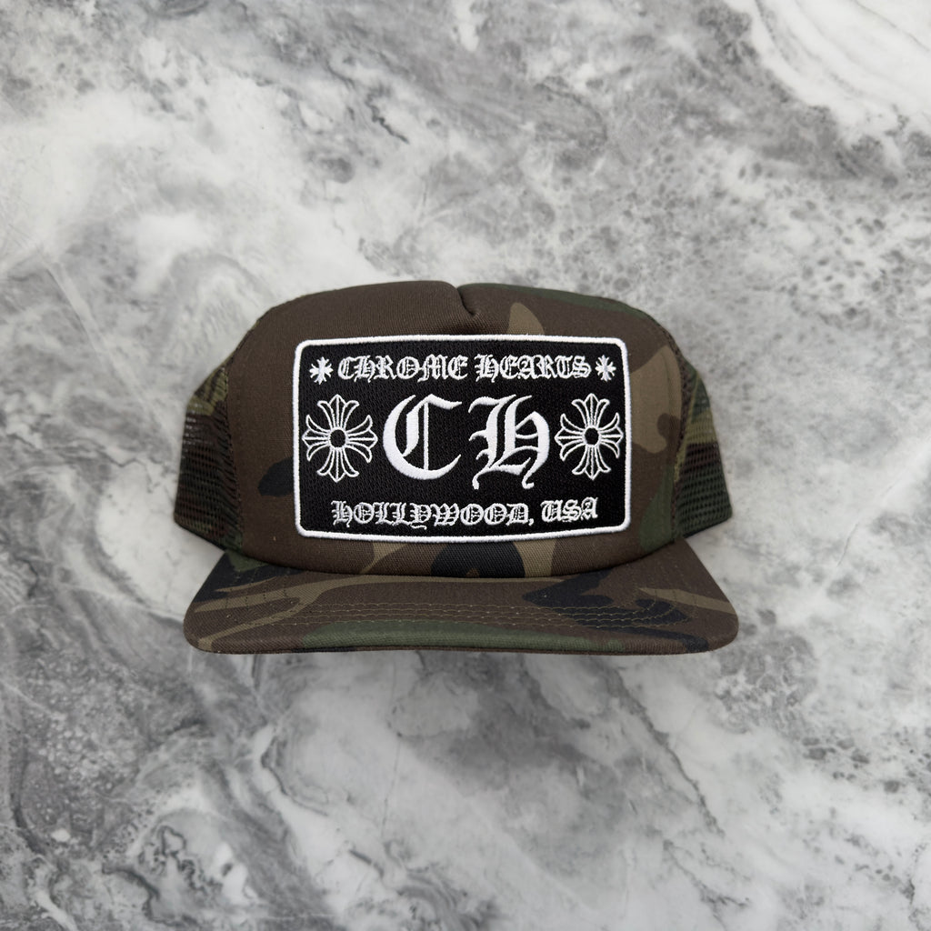 Chrome Hearts CH Hollywood Trucker Hat