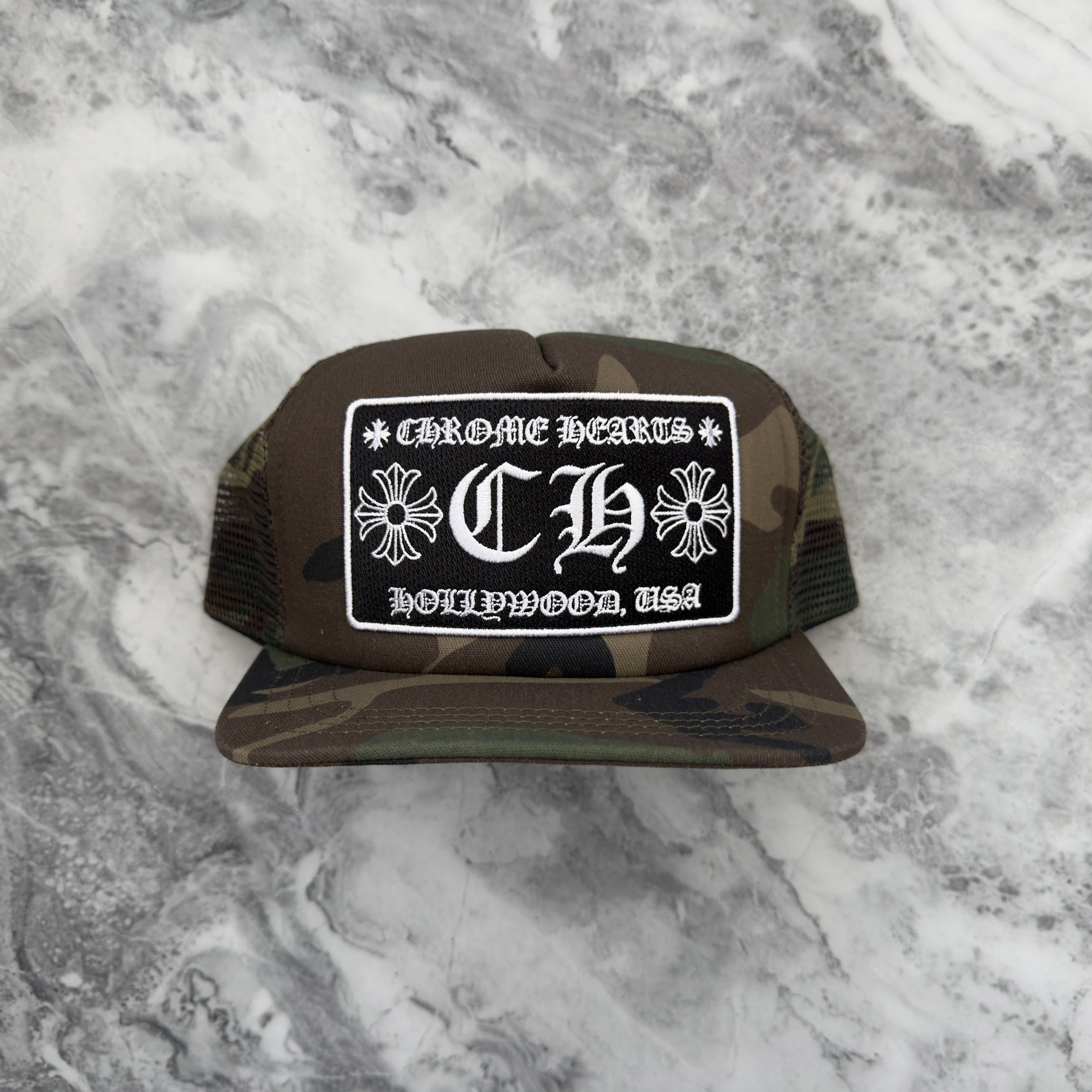 Chrome Hearts CH Hollywood Trucker Hat