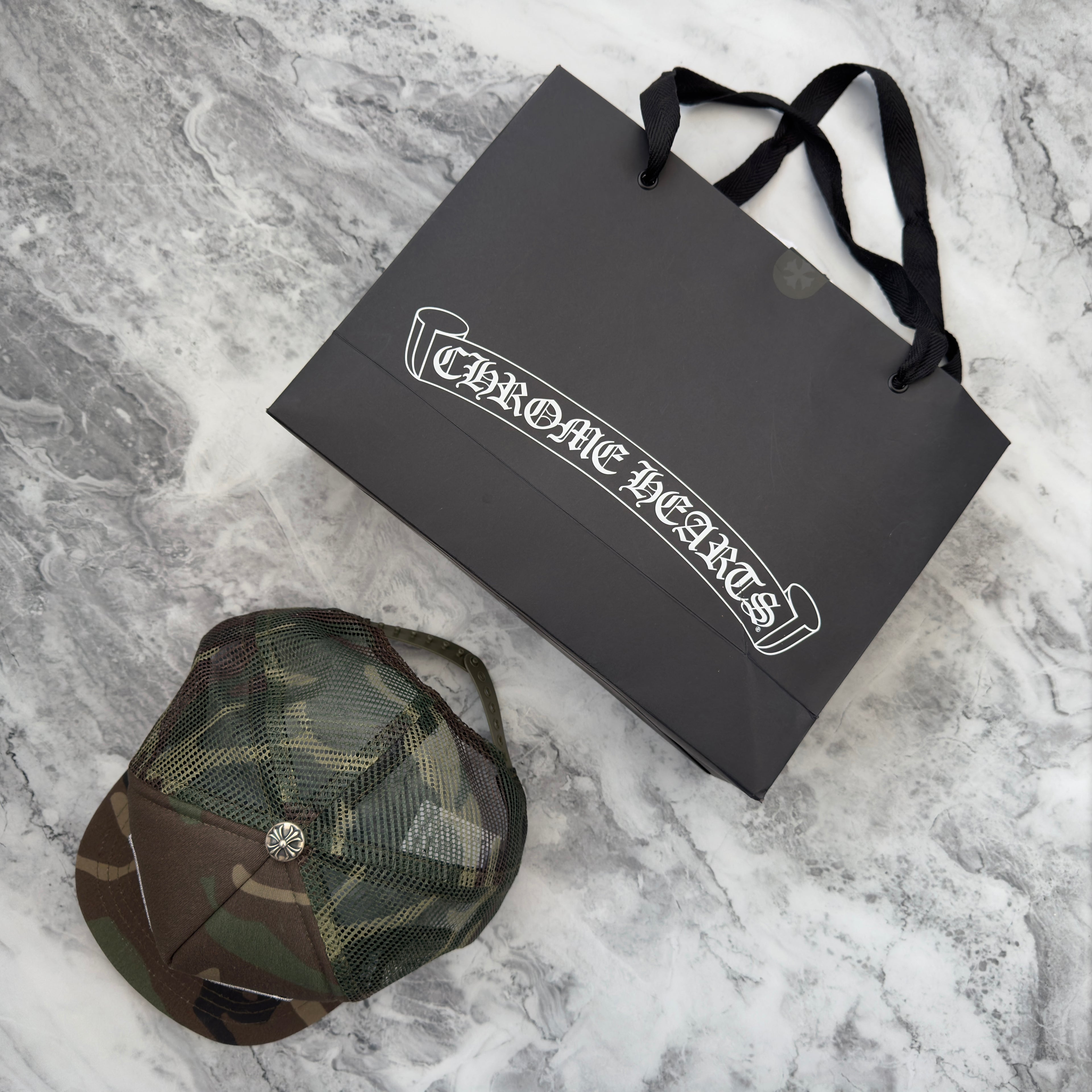 Chrome Hearts CH Hollywood Trucker Hat