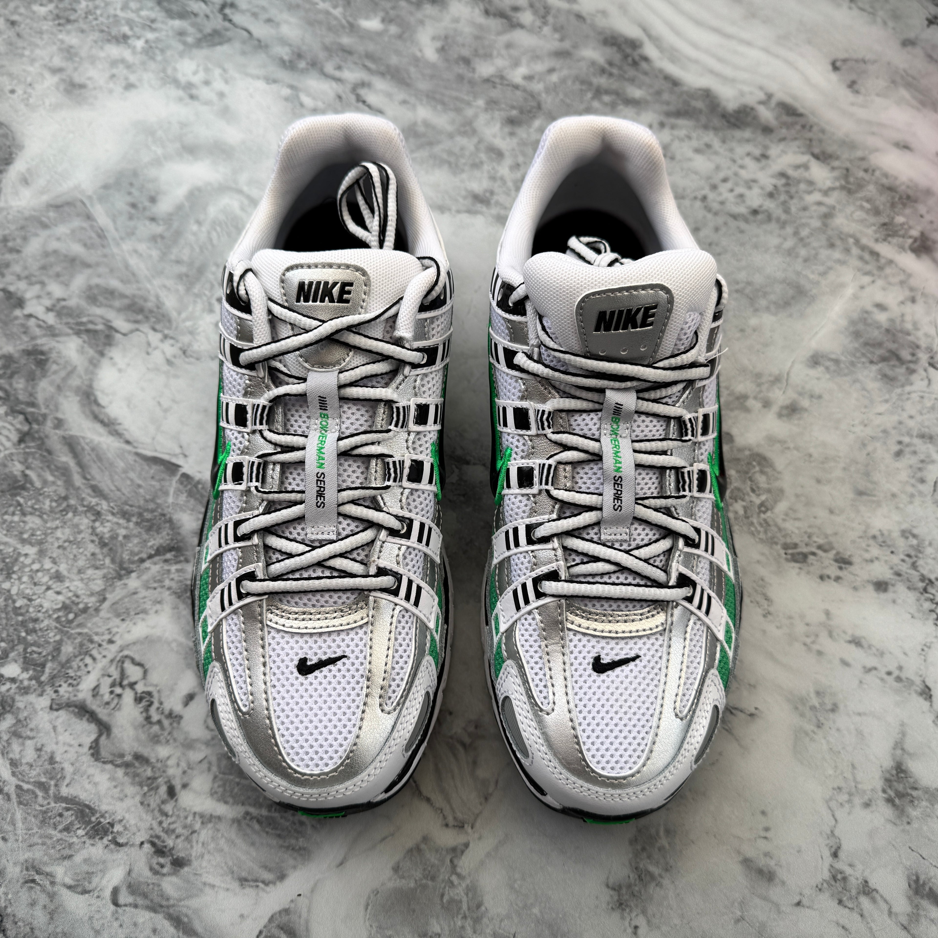 Nike P-6000 (White/Black-Metallic Silver)